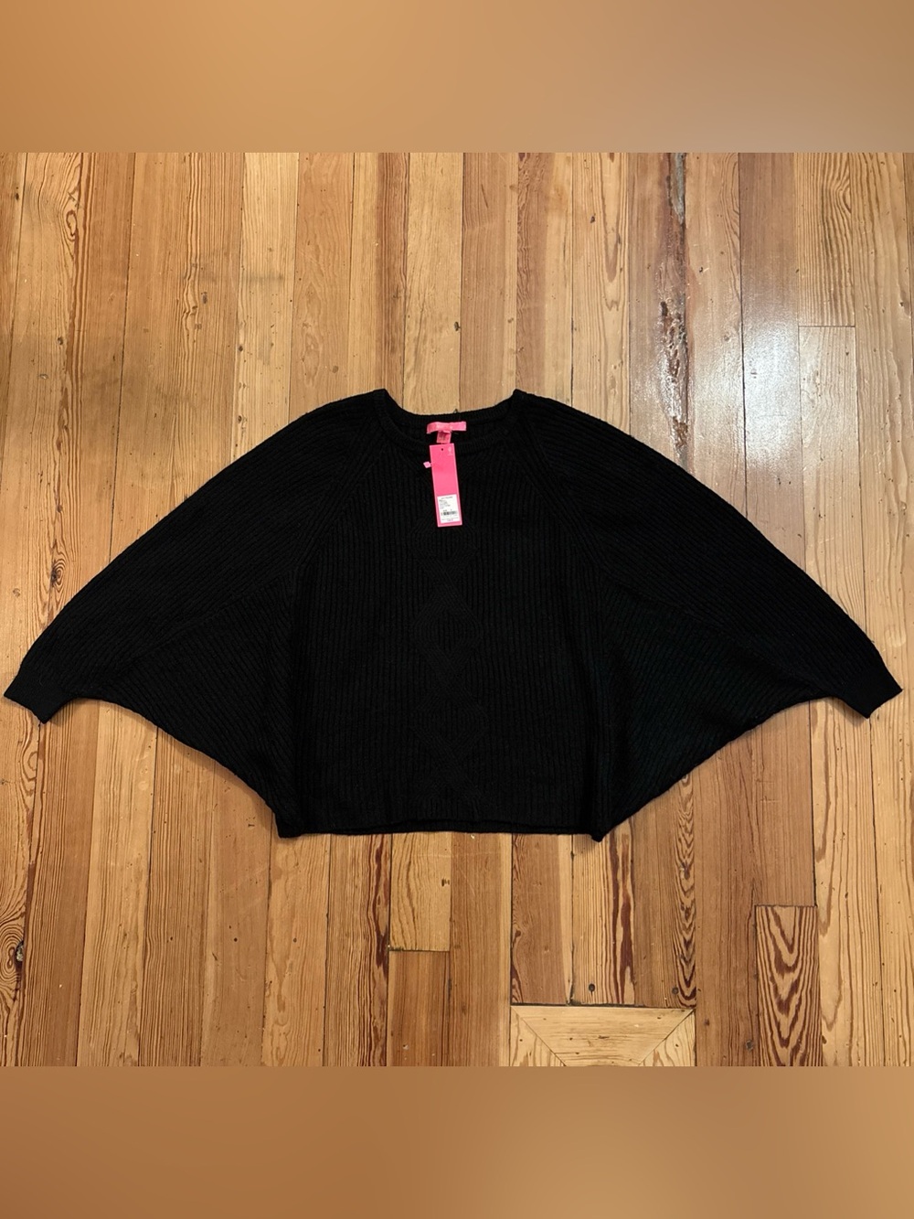 Lilly Pulitzer Arienza Sweater Black Size Small S New